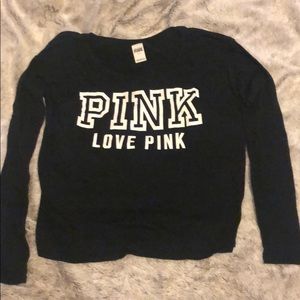 PINK cropped long sleeve